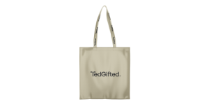 Eco shopping bag, handles - with logo