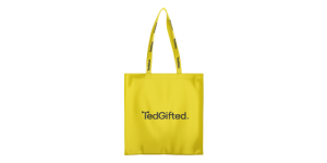 Shopping bag, handles - with logo