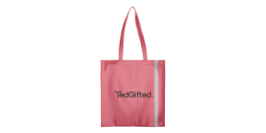 Reflective eco shopping bag