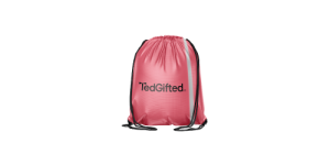 Reflective Gym bag  - 27x37cm- black strings - 8mm
