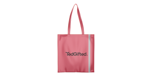 Reflective eco shopping bag