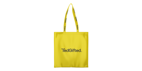 Shopping bag, handles - with logo