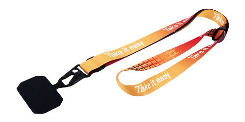 Lanyard with phone holder